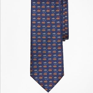 Brooks Brothers bull and bear tie